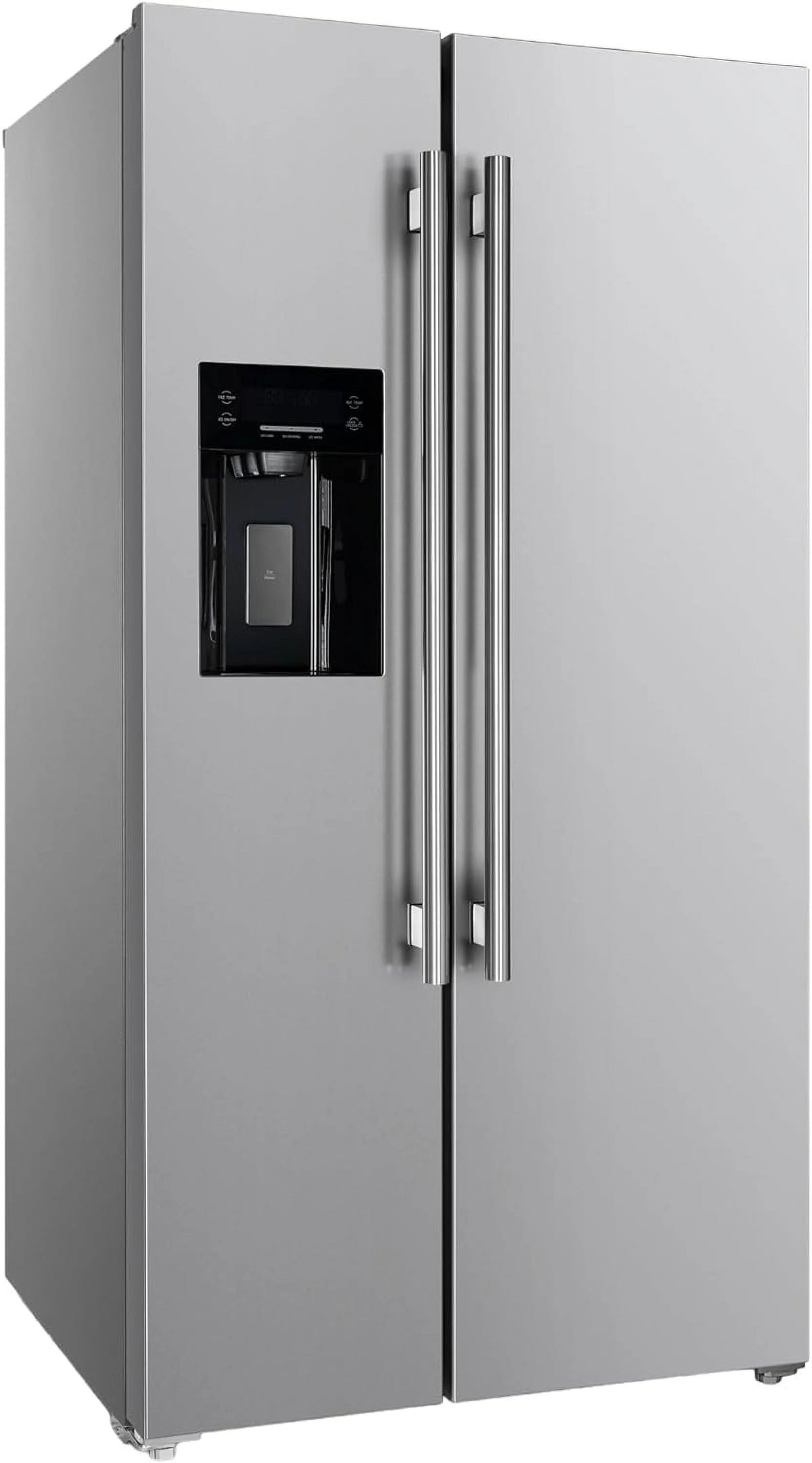 36" Side by Side Stainless Steel Refrigerator with Ice Maker U5480