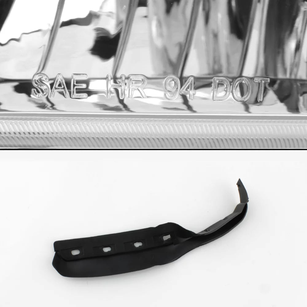 Chrome Headlights with Corner Signal Lamps Left+Right Replacement X52125