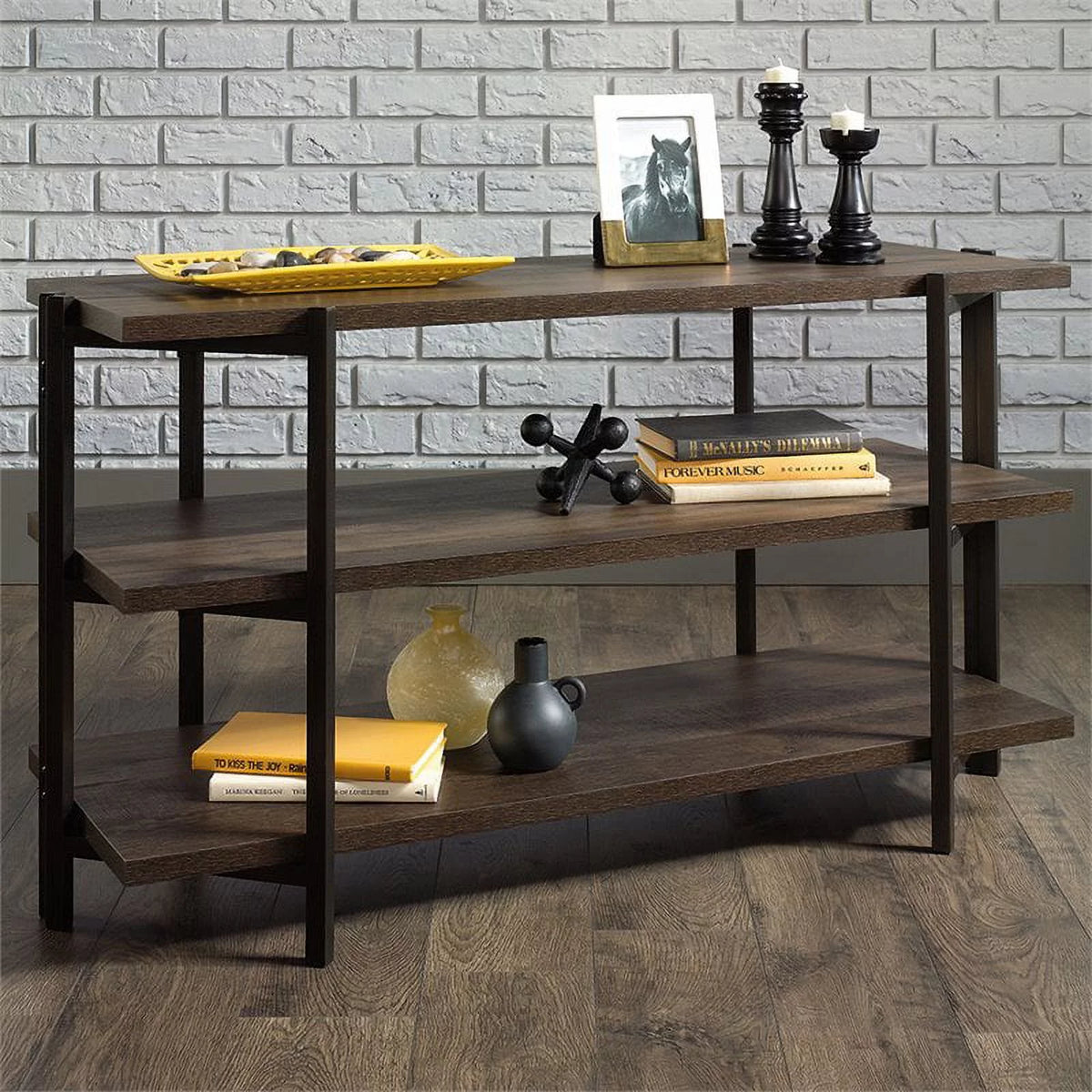 Console for TVs up to 42", Smoked Oak Finish H257261