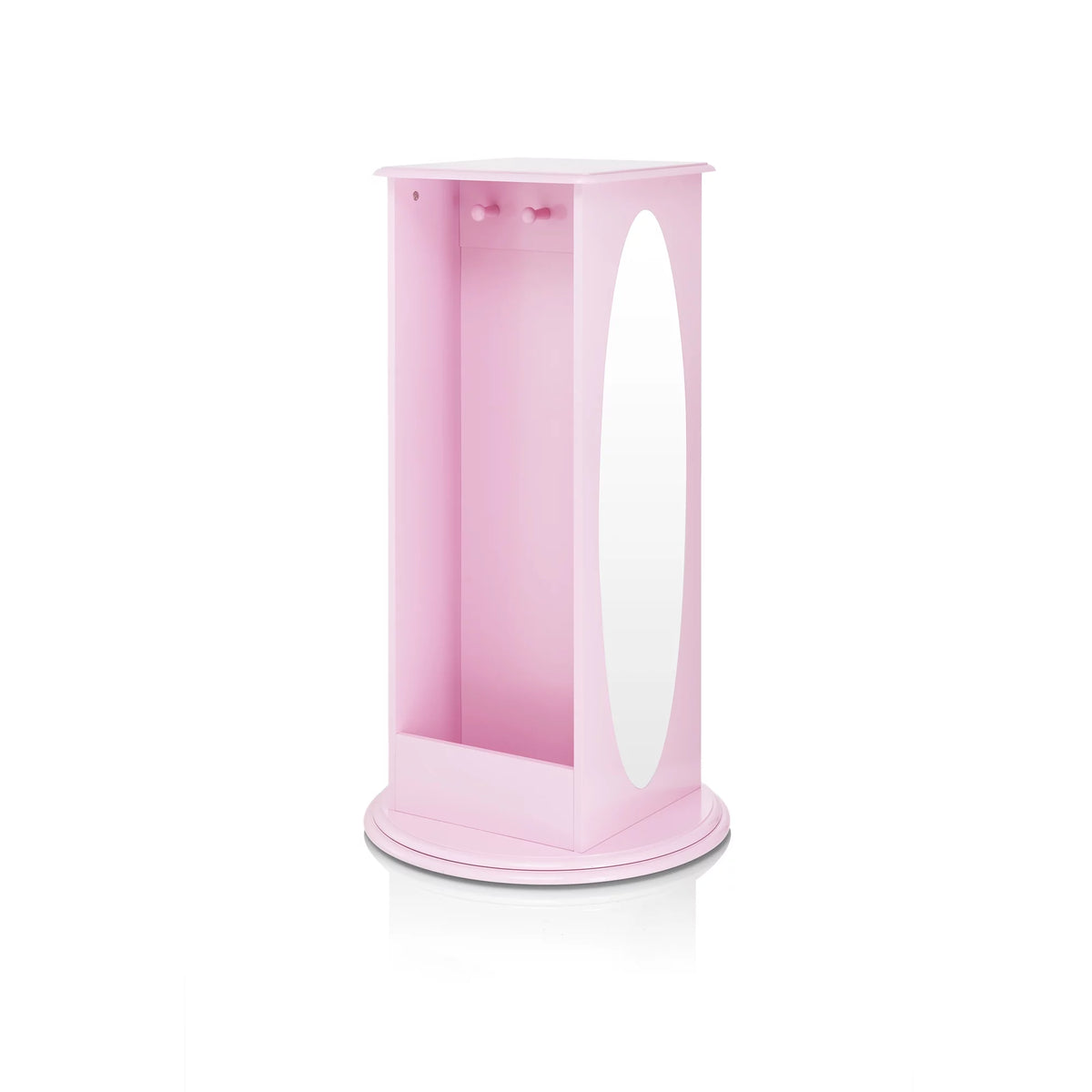 Pink Rotating Dress-Up Storage Armoire with 2 Mirrors S85504
