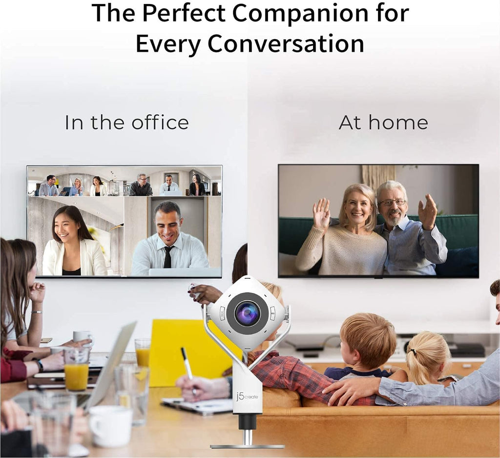 1080P HD Video Conference Webcam with Microphone, USB-C F7175