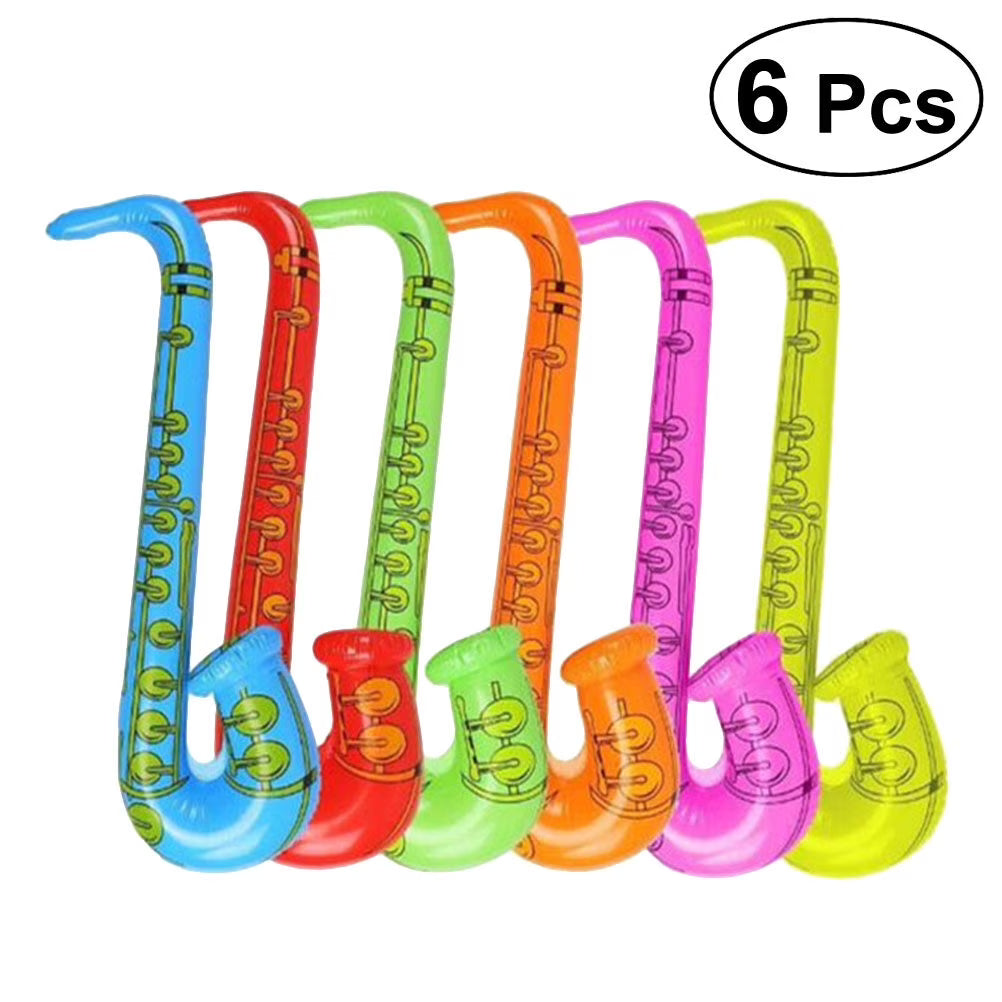 Inflatable Musical Instruments Sax Toy (Random Color) V7324