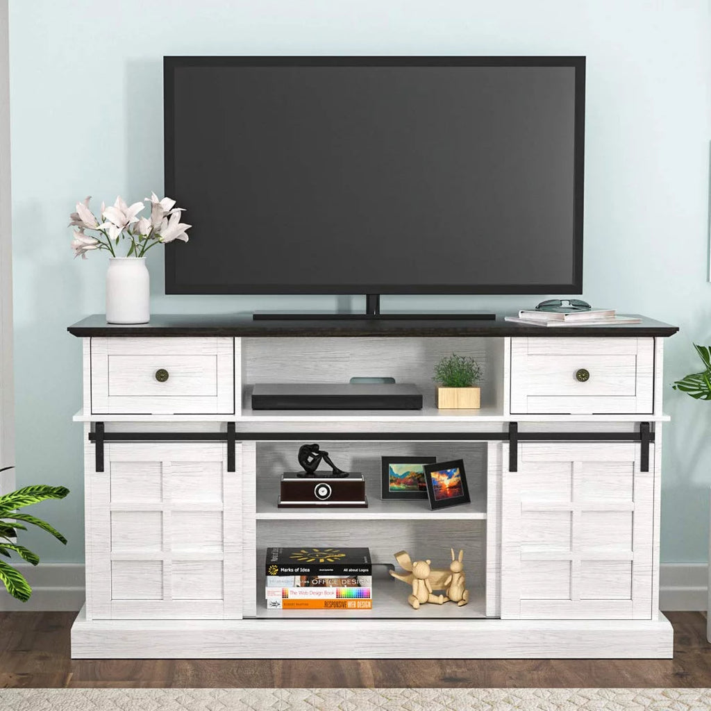 White TV Stand B176