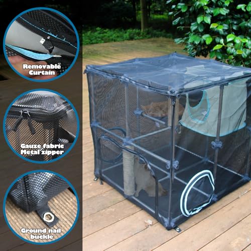 Catio Outdoor Cat Enclosure, Mega Kit Y26411