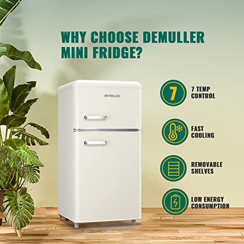 Retro Mini Fridge with two doors D62372