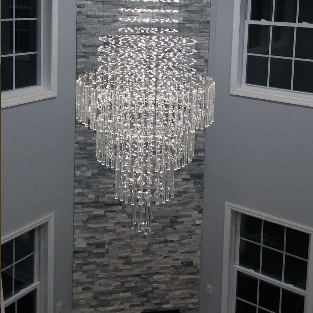 Large Modern Crystal Chandelier Ceiling Light Fixture I96380