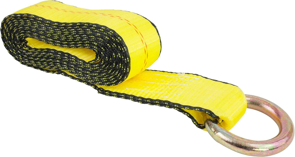 4 Pack 2 x 12' Car Tie Down Ratchet Strap with Chain Anchor S349