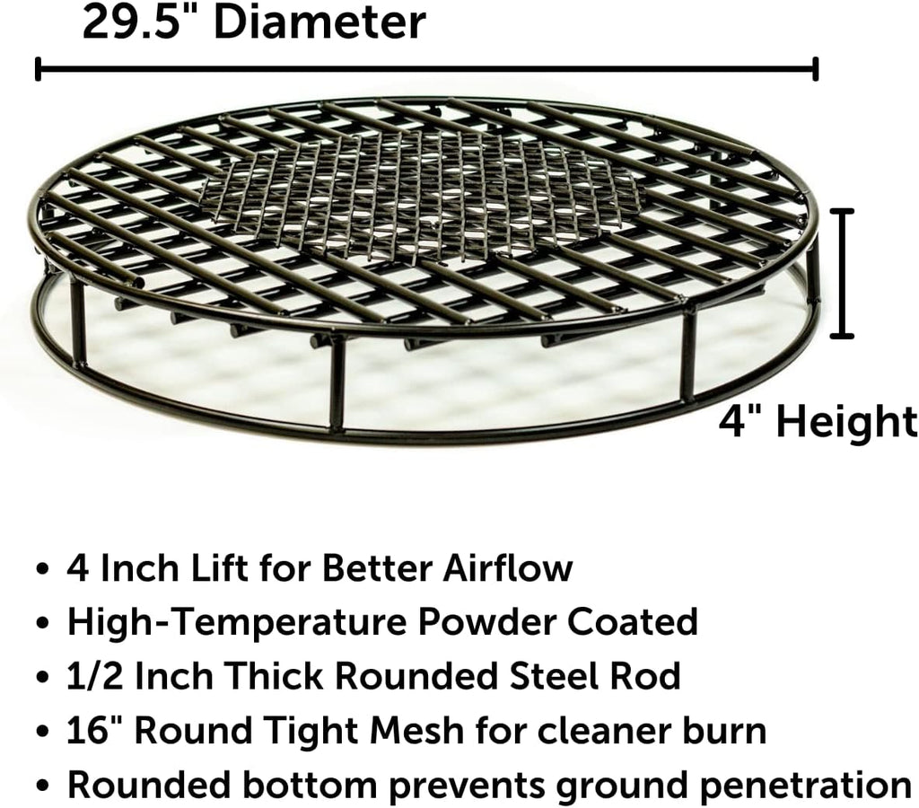 28 Inch Diameter Heavy Duty Steel Fire Pit Grate R904470