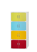 Rainbow 4-Shelf 8-Door Cabinet W613