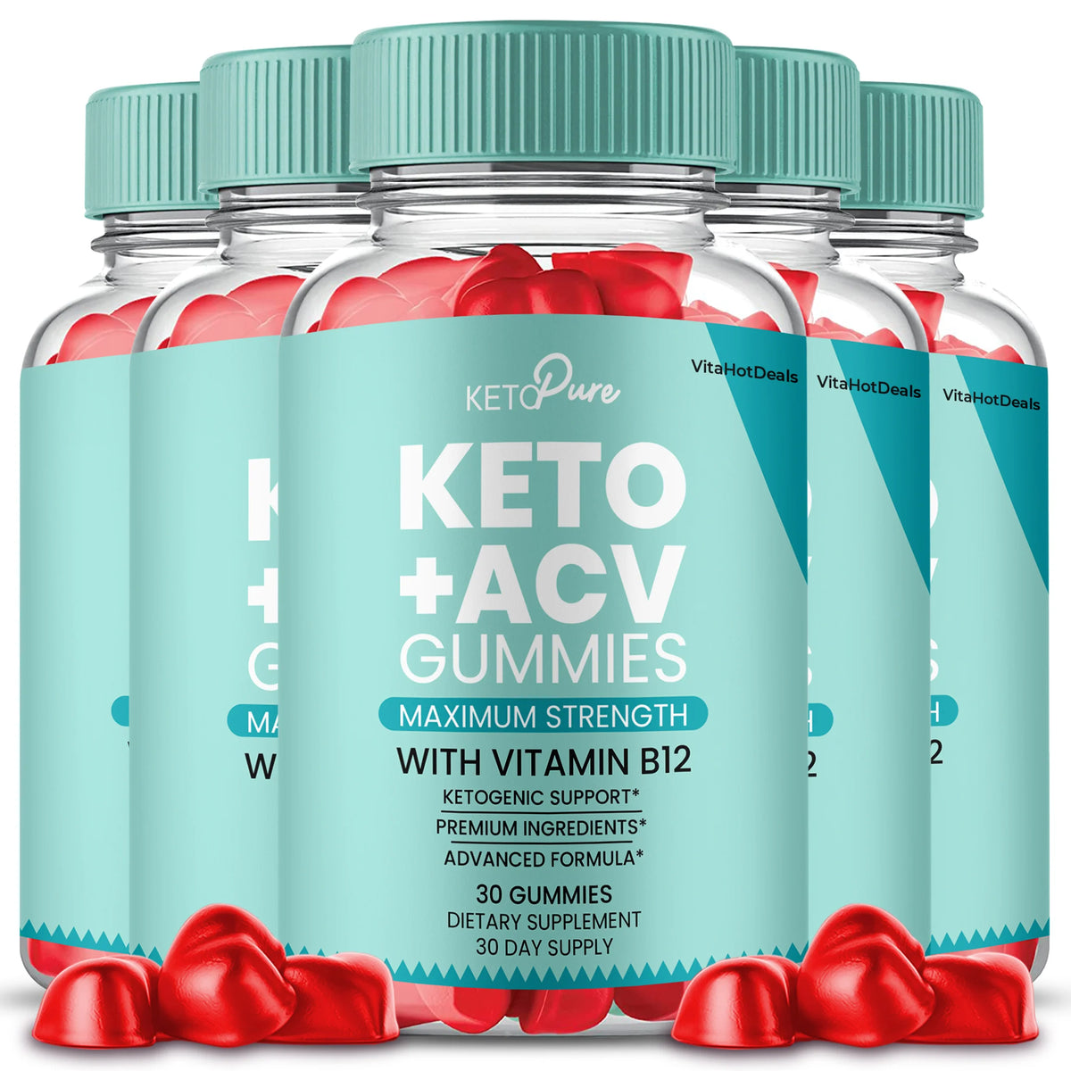 Keto Pure ACV Gummies 5 Pack R219652