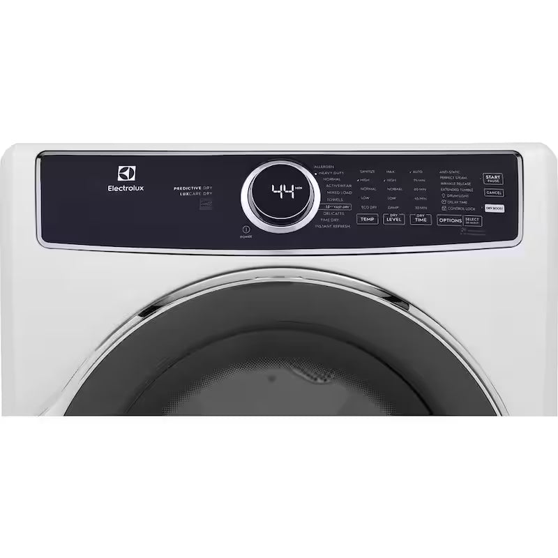 8 cu. ft. Vented Front Load Stackable Electric Dryer in White G17079