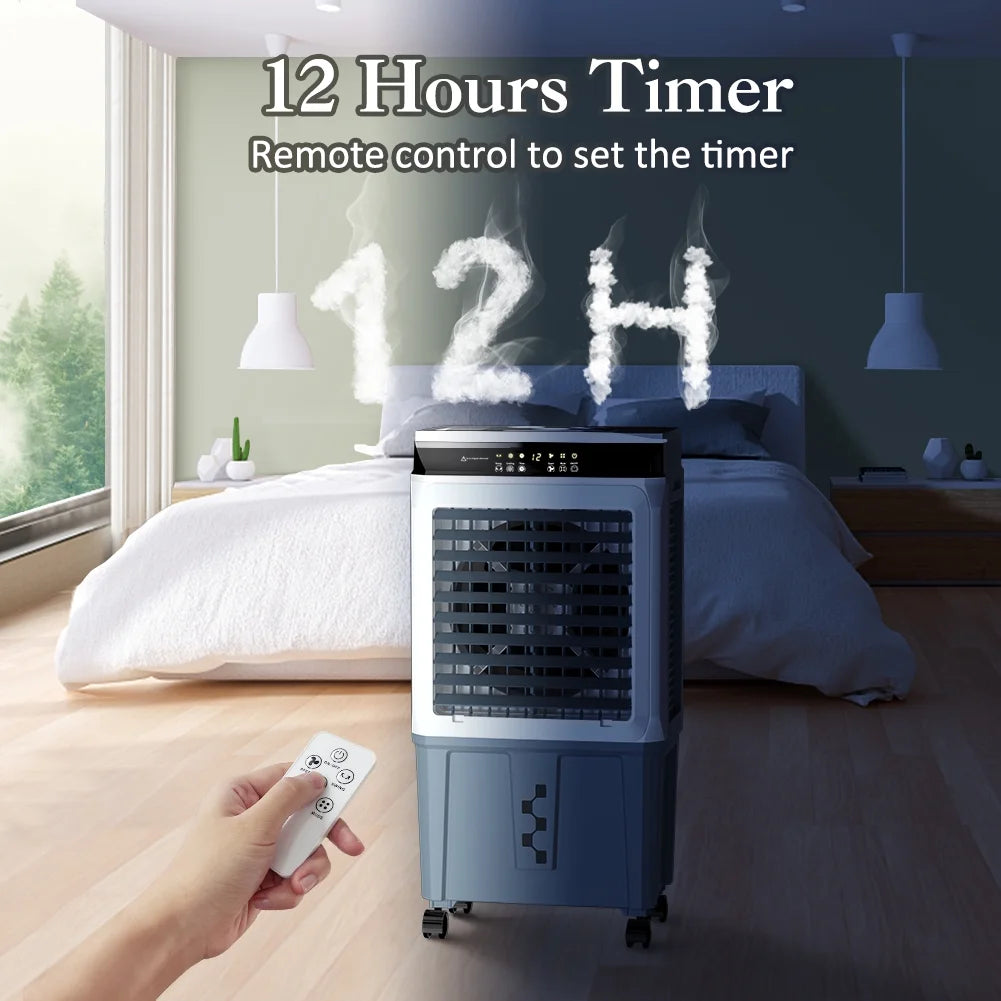 20L Portable Evaporative Air Cooler Fan Humidifier A78388