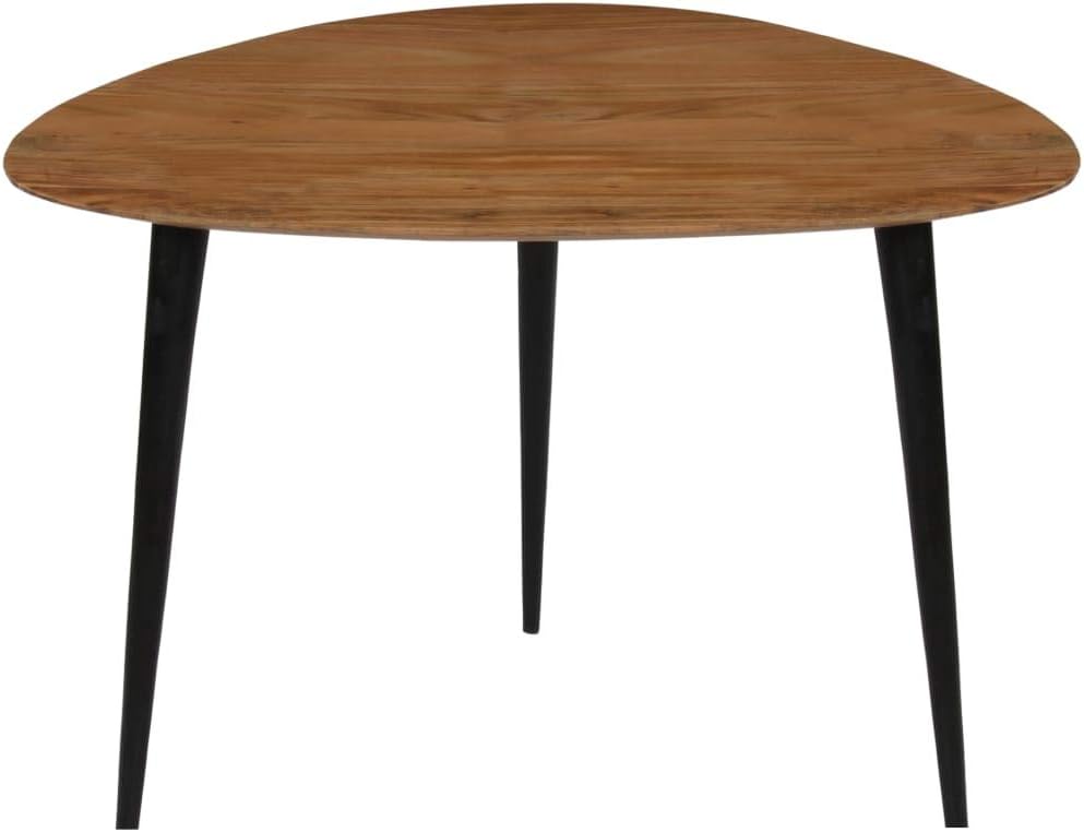 Solid Acacia Wood Coffee Table Set 3 Pieces O2049