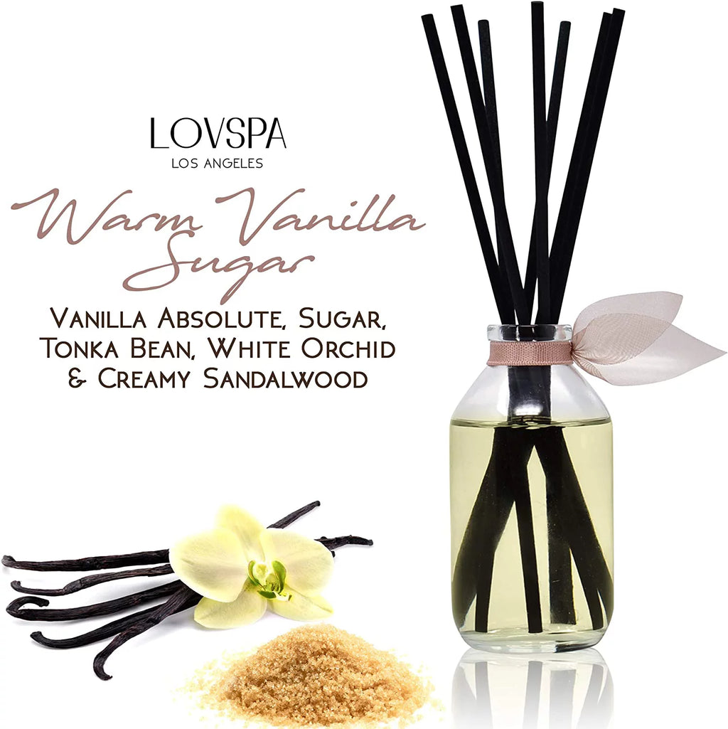 Warm Vanilla Sugar Reed Diffuser Oil Set K43244