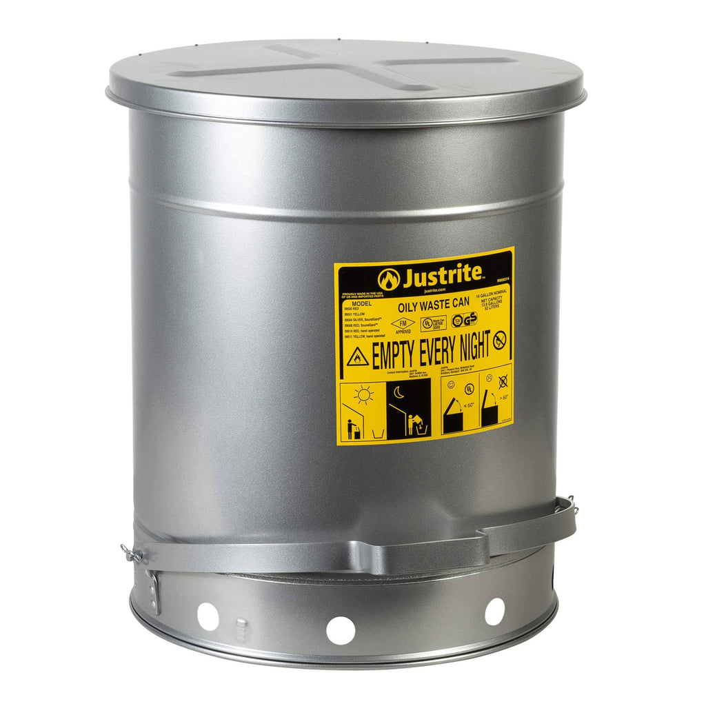14 gal Steel Oily Waste Can D14297