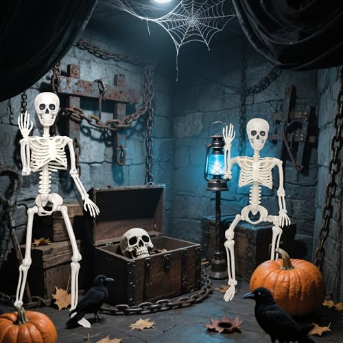 3Ft Life Size Plastic Human Skeleton with Movable Joint Z378594
