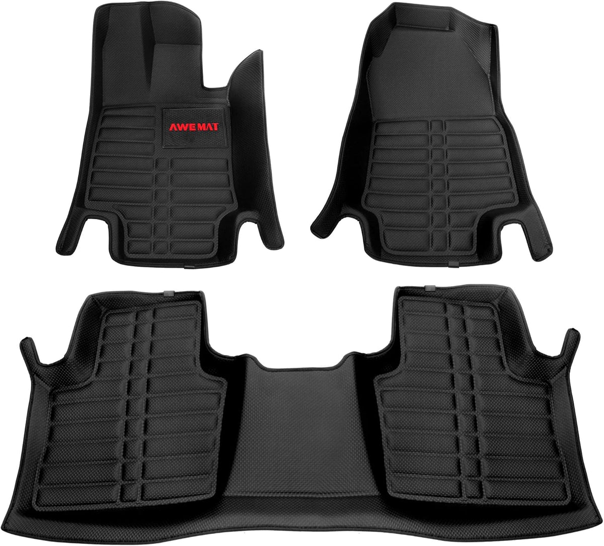 Black Waterproof Car Floor Mats for Toyota RAV4 2019-2022 K625