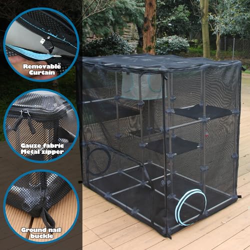 Catio Outdoor Cat Enclosure, Mega Kit Y26411