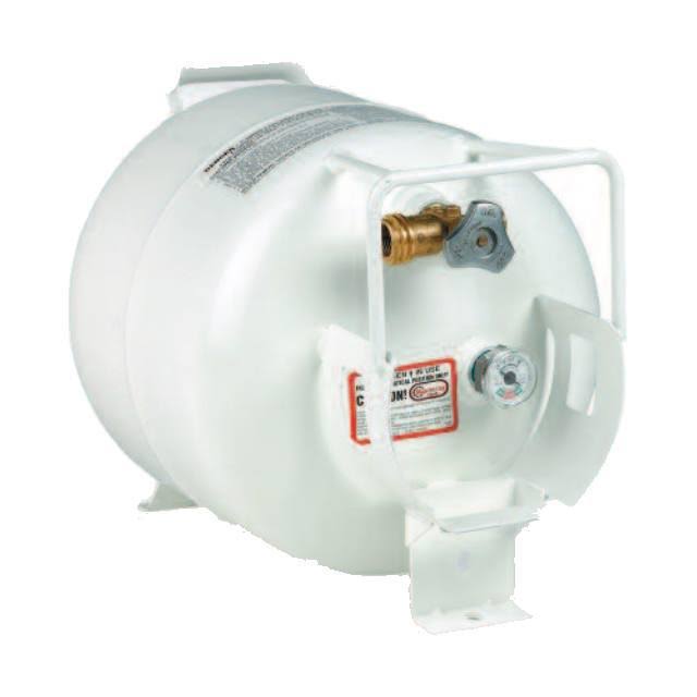 7 Gallon 30 Pound Horizontal LP Gas Tank with Gauge Q40172