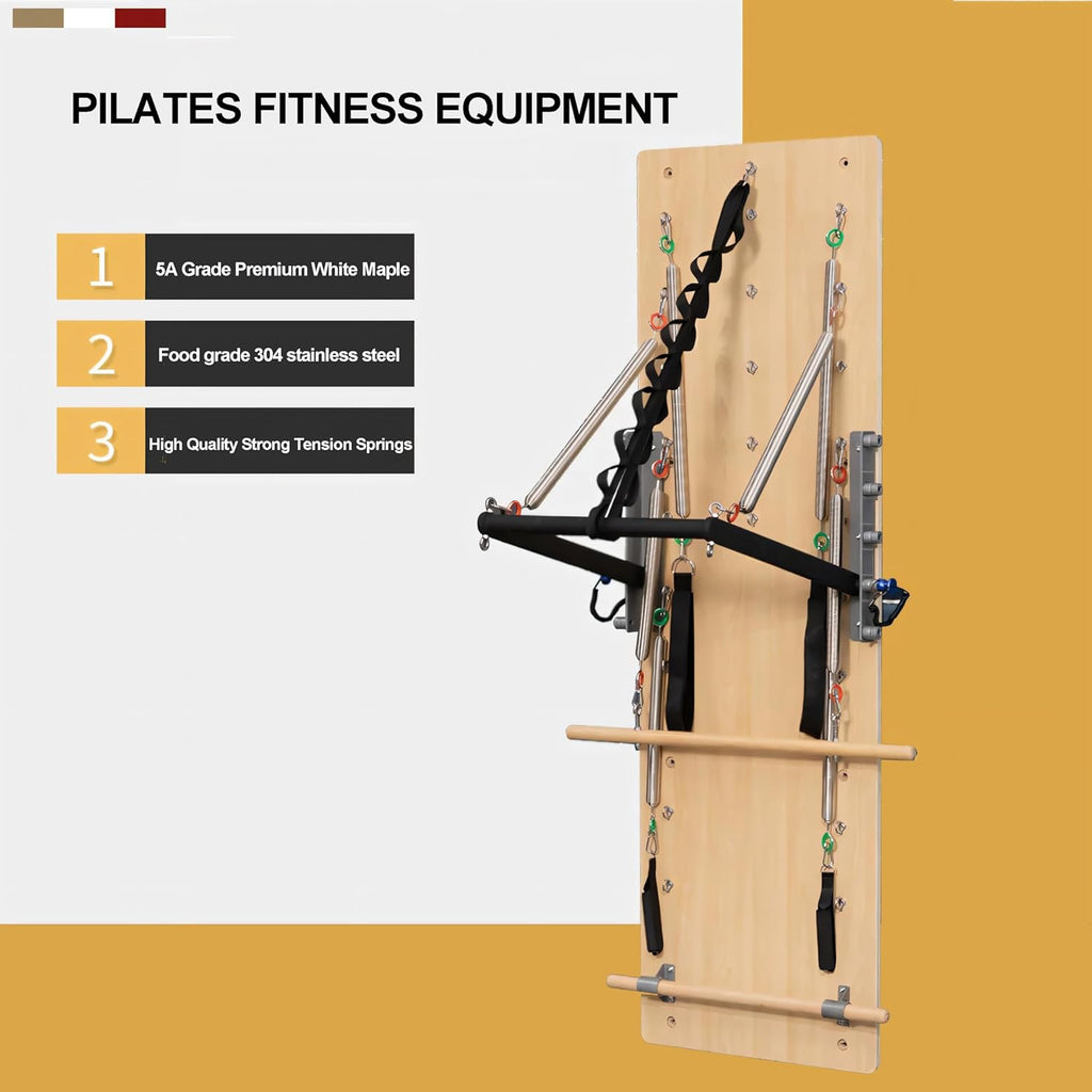 Wall Mounted Pilates Reformer Machine D8326