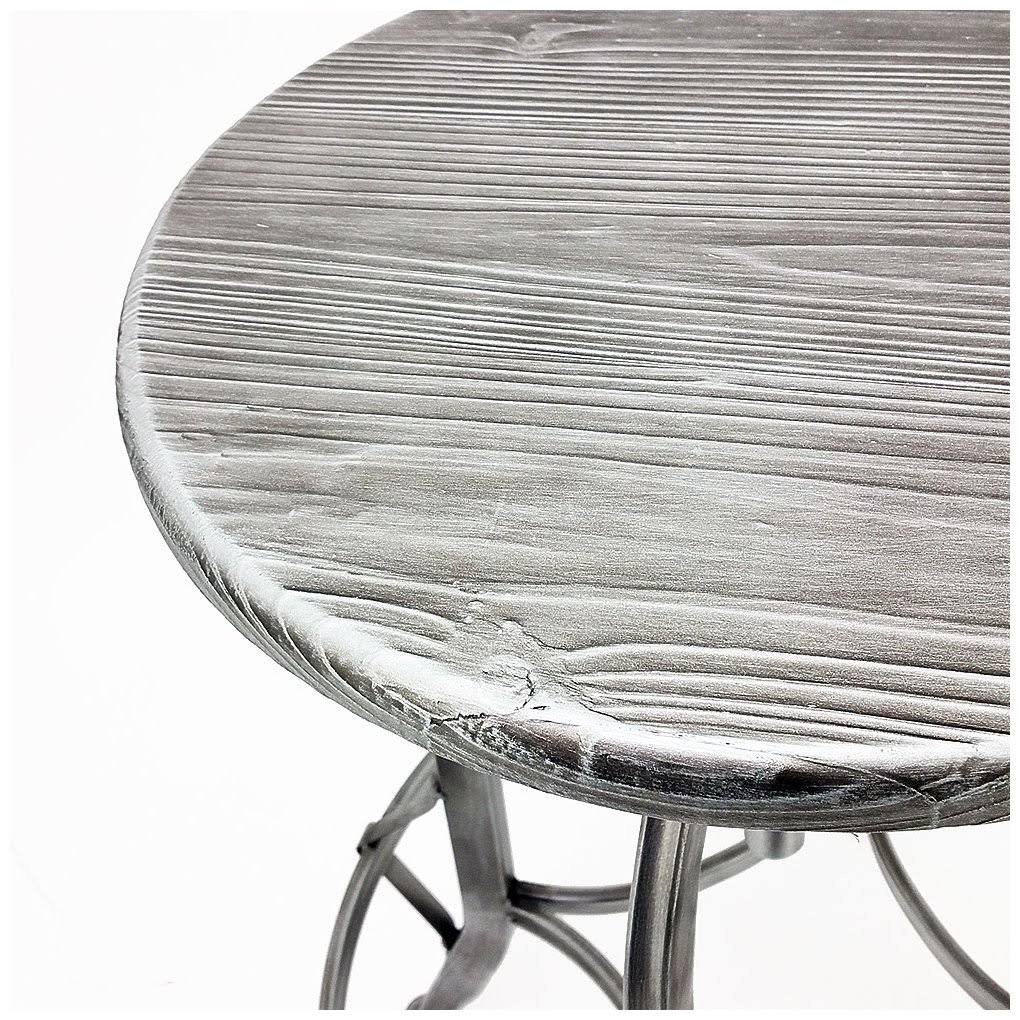 Set of 4 Rotating Adjustable Height Barstool Pewter K874301