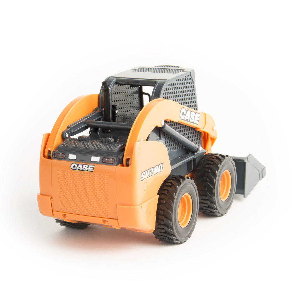 1:16 Scale Ram 3500 with Gooseneck Trailer and Case Construction SV280 Skid Steer Q983