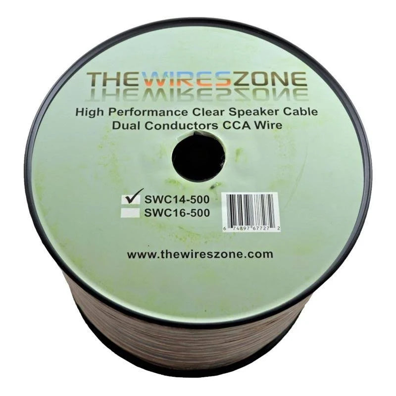 500ft 14 Gauge Speaker Cable CCA Wire I7841