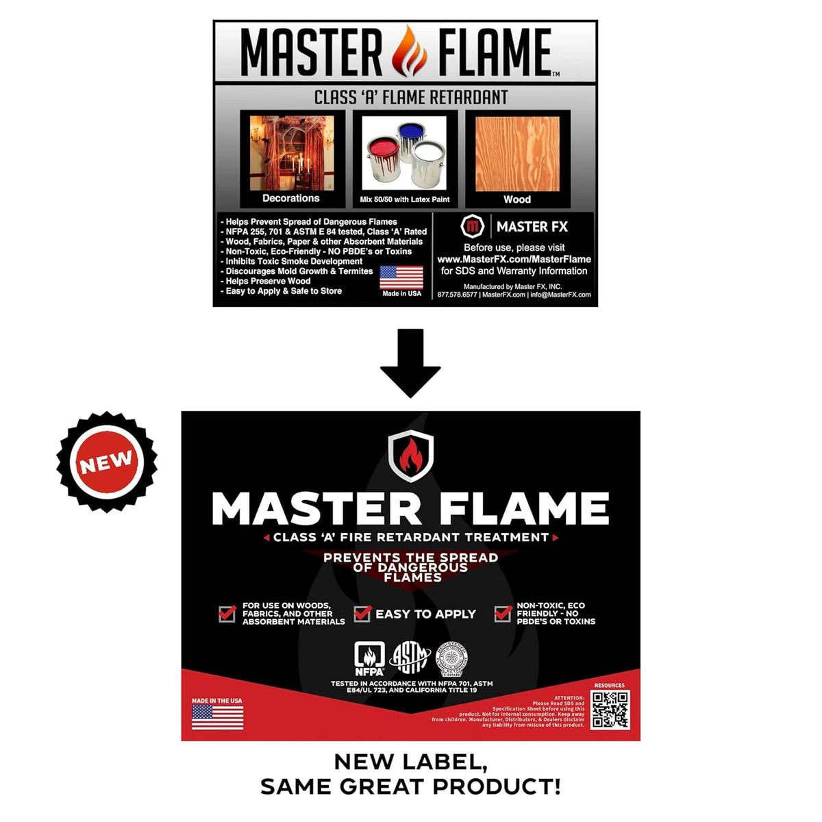 Fire Retardant Spray 1 Gallon Pack of 2 S67948