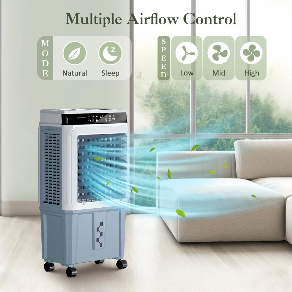 20L Portable Evaporative Air Cooler Fan Humidifier A78388