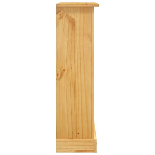 3-Tier Rustic Mexican Pinewood Bookcase Y177