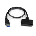 USB 3.0 to 2.5 inch SATA III Hard Drive Adapter Cable, Black K709