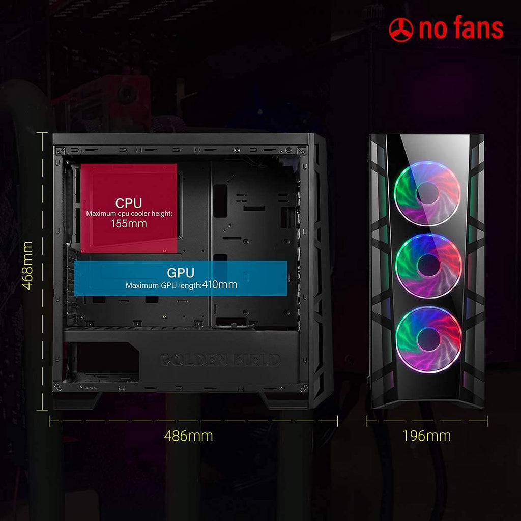 Computer Case ATX Micro ATX ITX Mid Tower H427
