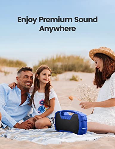 IPX7 Waterproof 40W Portable Bluetooth Speaker with Subwoofer E859