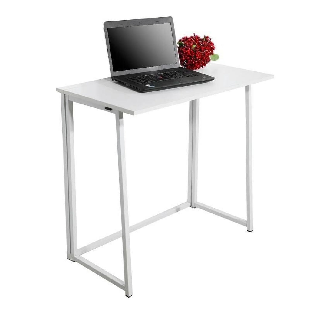 Folding White Office Desk W72341