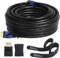 100 Feet HDMI 2.0V Cable with 2 Piece Cable Ties and 2 Piece HDMI Adapters C98936