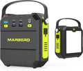 Portable Power Station 83Wh Solar Generator 22500mAh Lithium Battery with AC Outlet 4 USB Ports Flashlight (Green) Y489