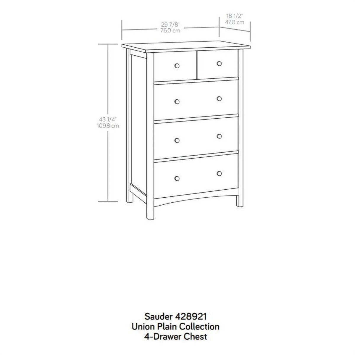Engineered Wood 4-Drawer Bedroom Chest Y205761
