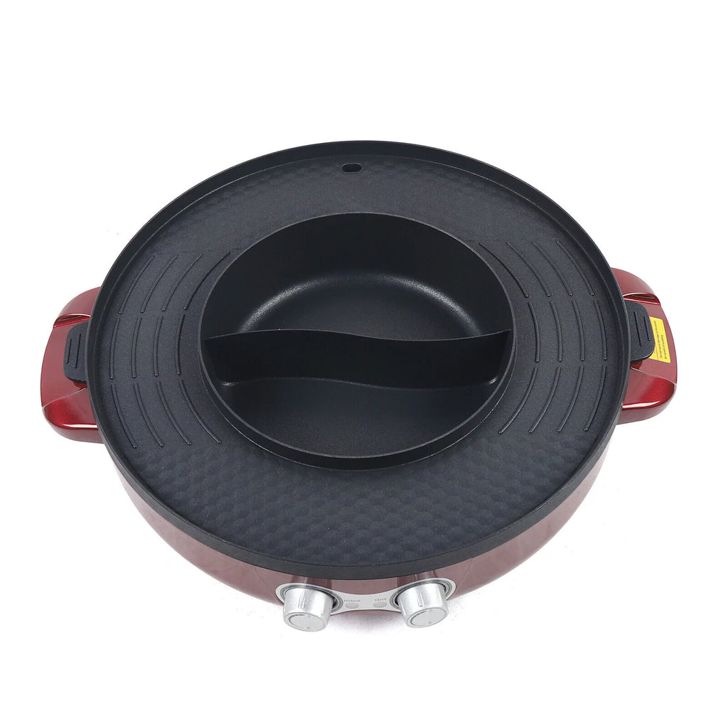 2 In 1 Electric Grill & Hot Pot 2200W U537330