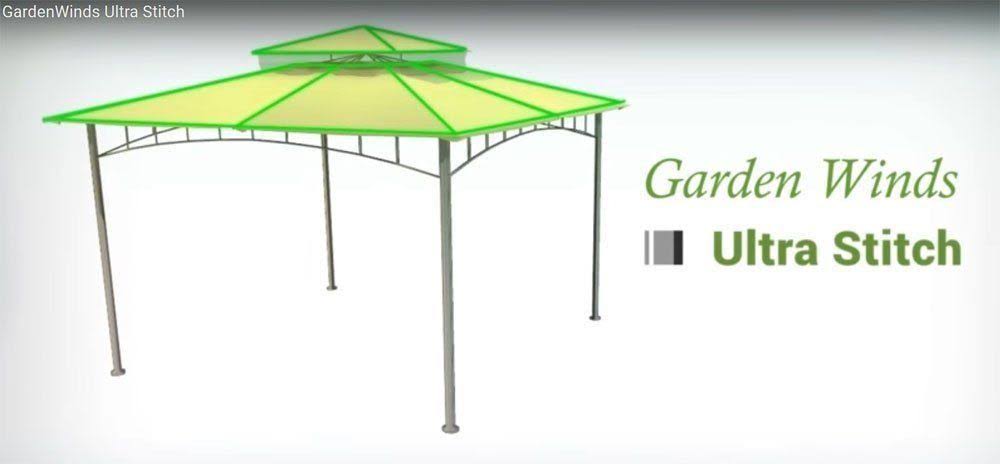 Bamboo Look BBQ Gazebo Replacement Canopy A4381