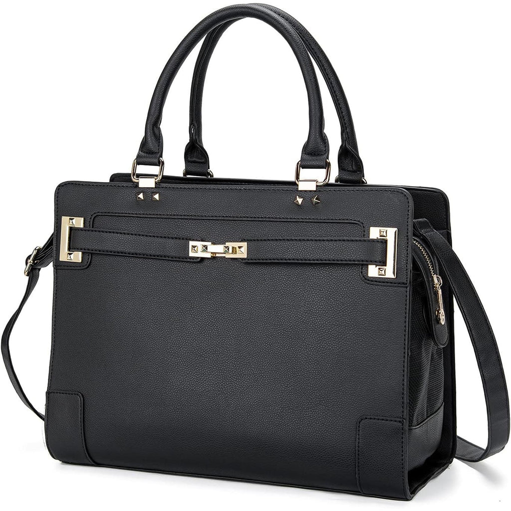 Black Soft-Sided Leather Pet Carrier H89210