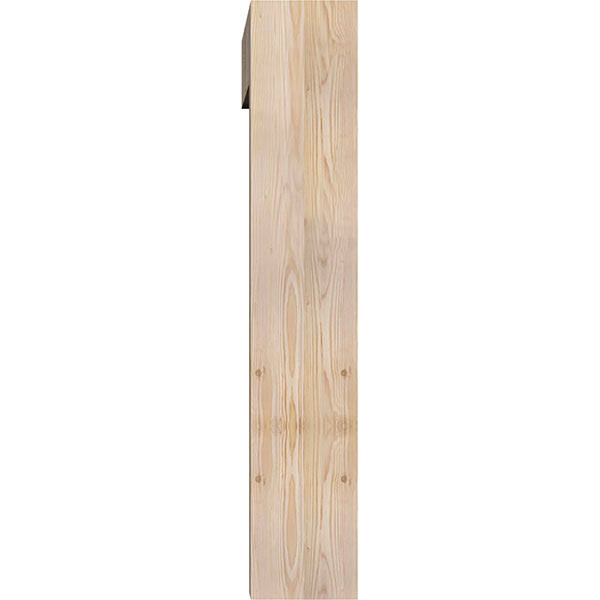 Douglas Fir Smooth Bracket with Offset Brace V9957