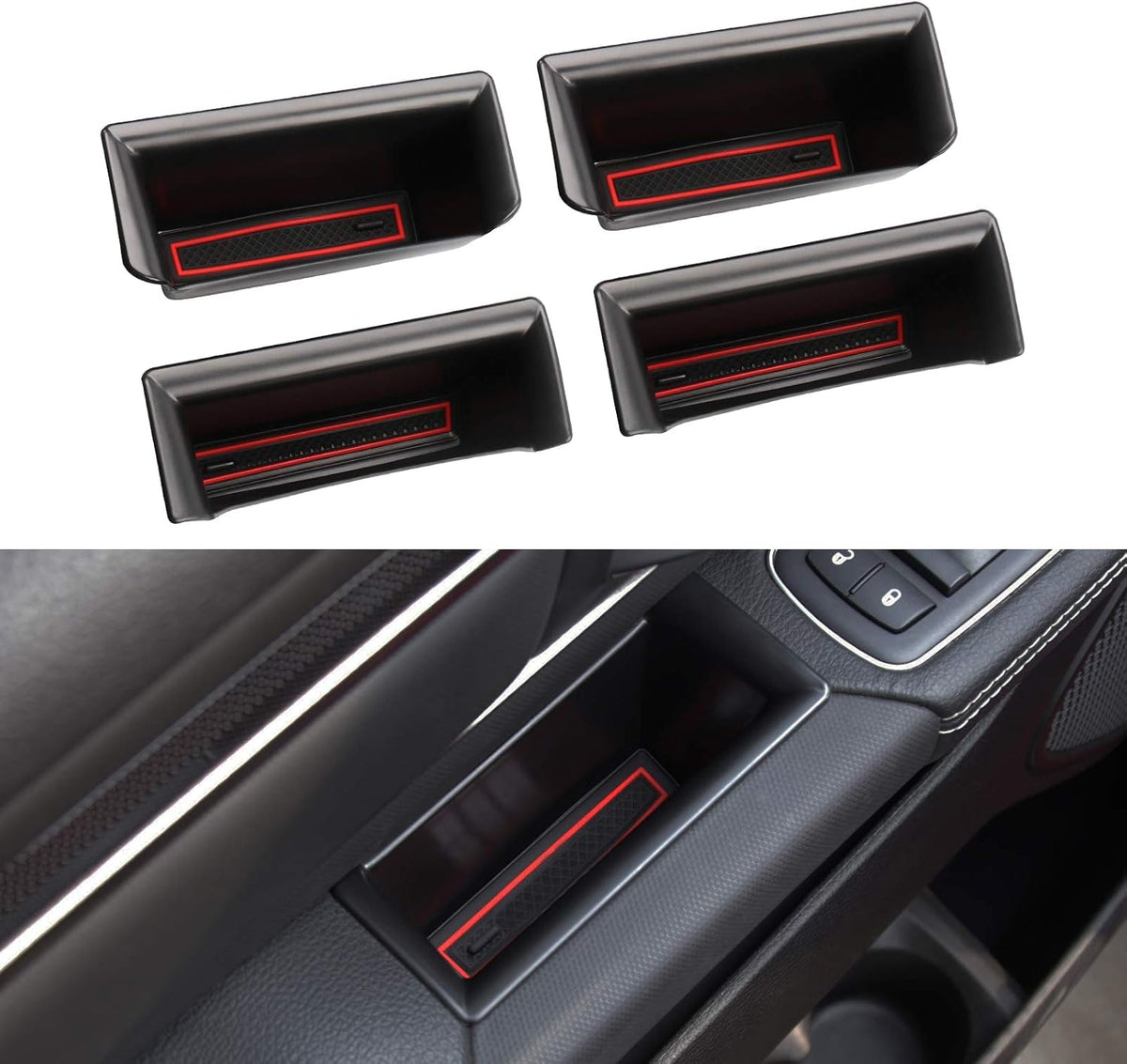 Car Door Side Storage Box Set of 4 B65384
