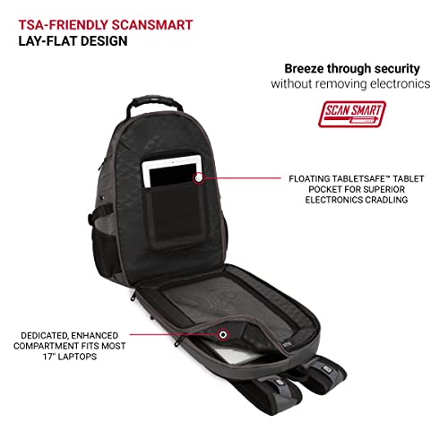 Black 19-Inch Laptop Backpack P4937