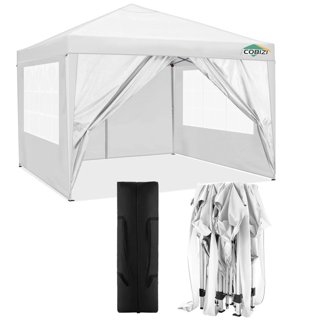 10x20 Pop up Canopy Tent with 6 Removable Sidewalls C8210
