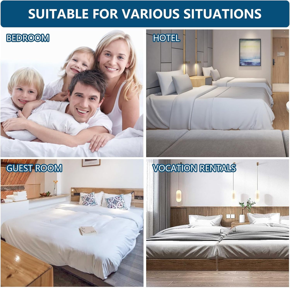 Twin to King Bed Converter Kit with Storage Bag B765