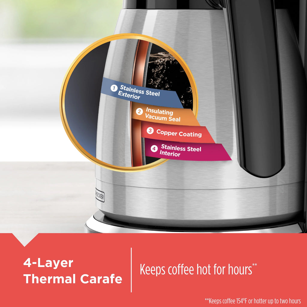 12-Cup Thermal Programmable Coffeemaker H497158