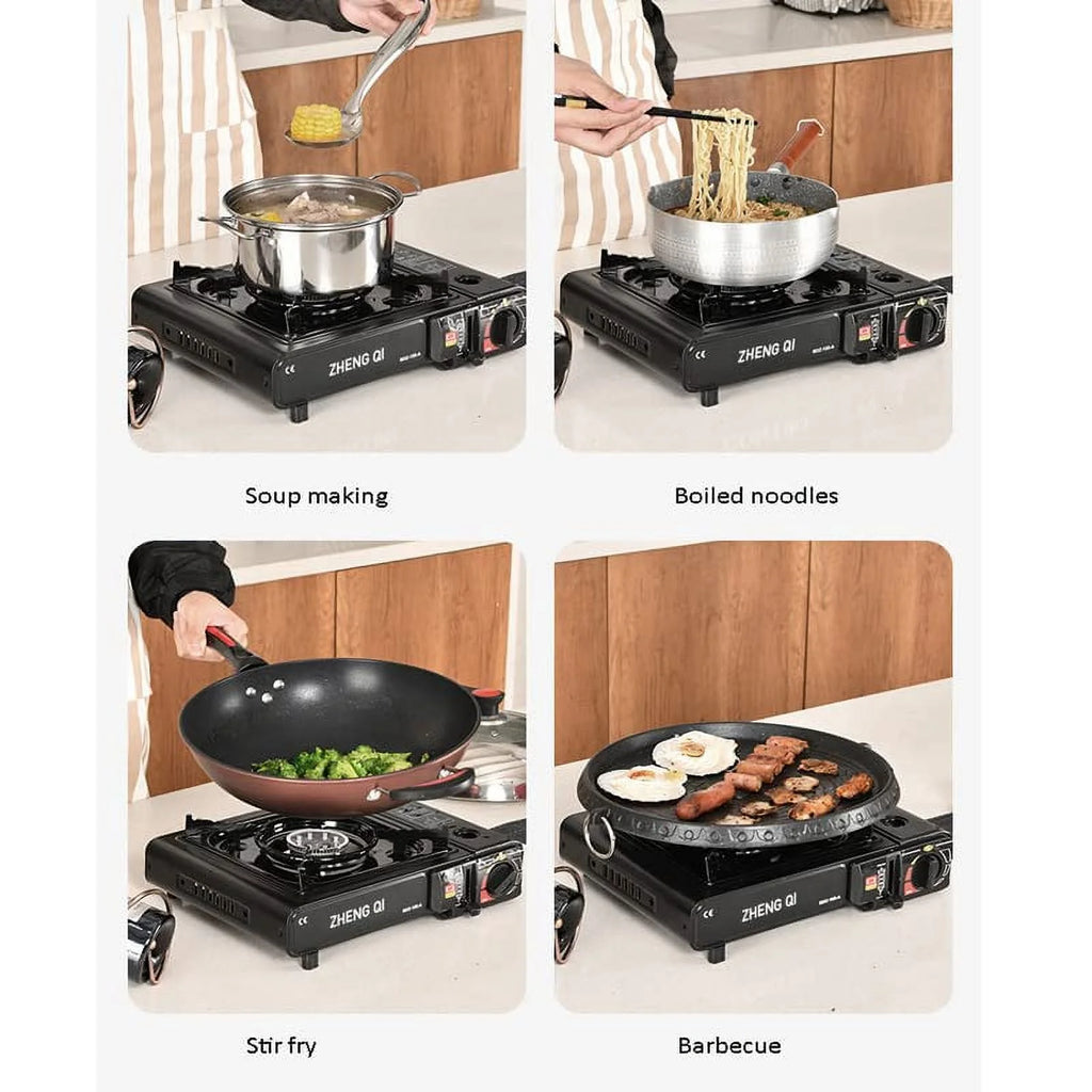 Portable Dual Fuel Single Burner Camping Stove D9012