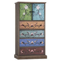 50'' Tall 4 Drawer 2 Door Wood Dresser F383