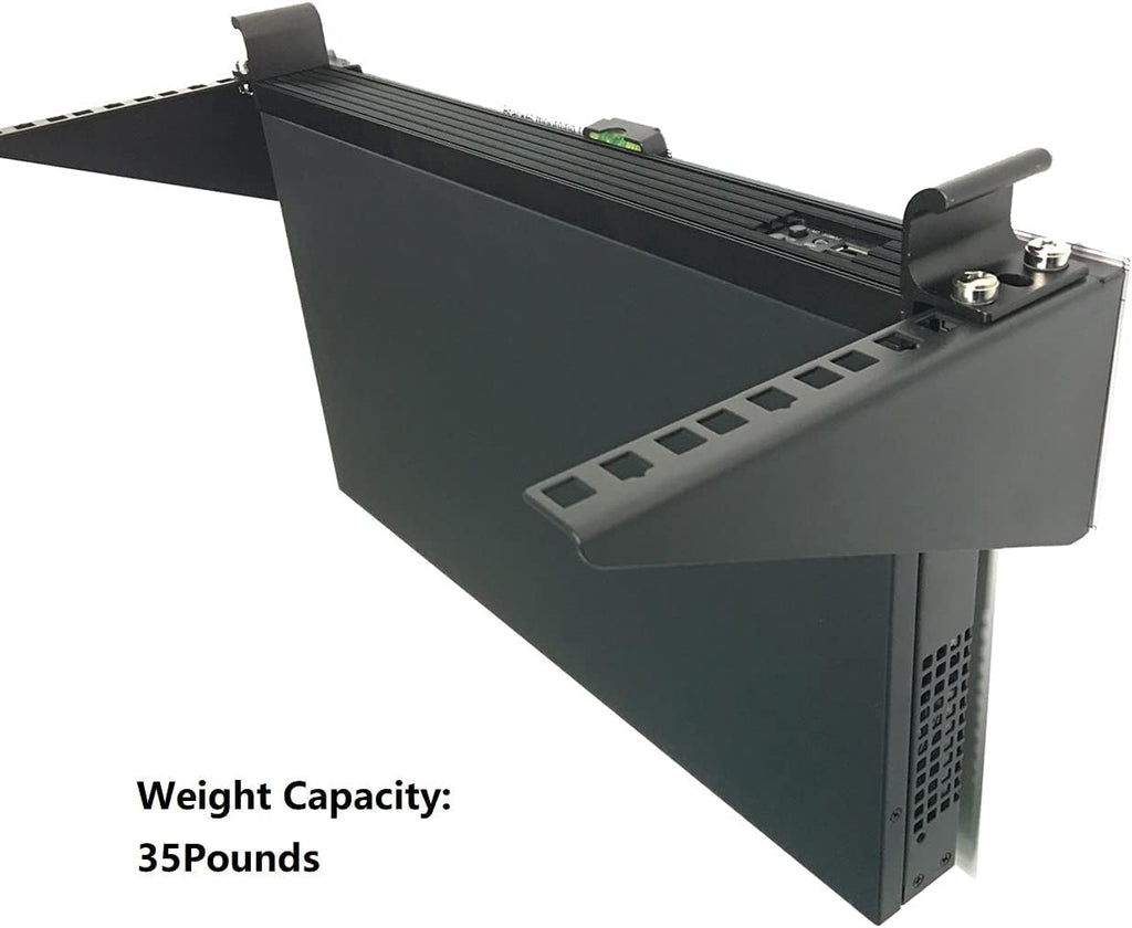 2U Foldable Cold Rolled Steel Vertical Wall Mount Rack G8726