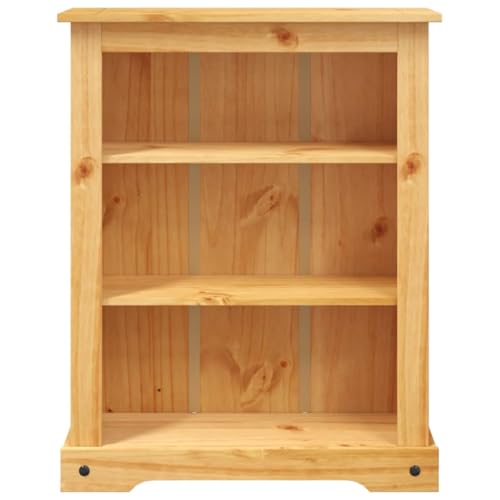 3-Tier Rustic Mexican Pinewood Bookcase Y177